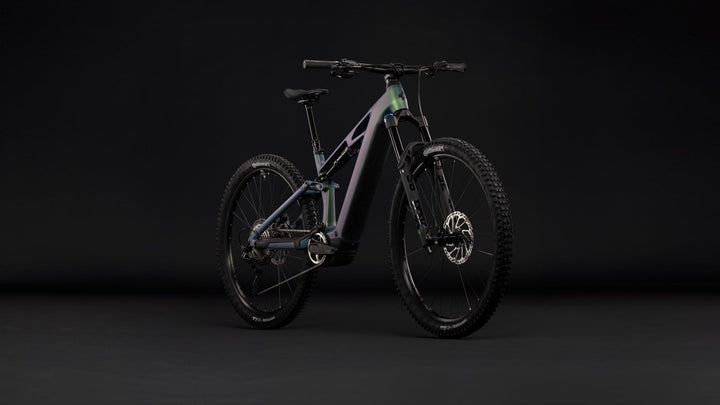 Cube Stereo Hybrid One44 HPC SLX 800 Jungali Black 2027 Electric Mountain Bike