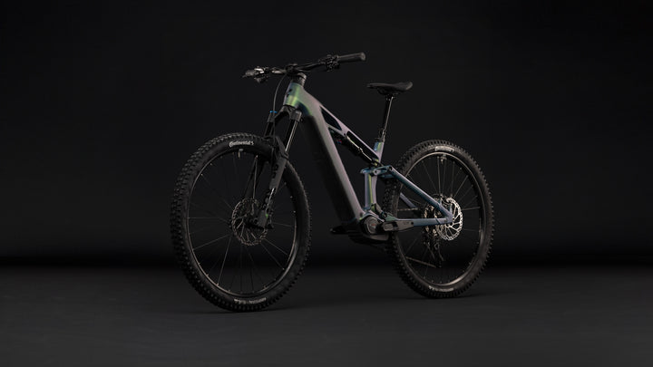 Cube Stereo Hybrid One44 HPC SLX 800 Jungali Black 2027 Electric Mountain Bike