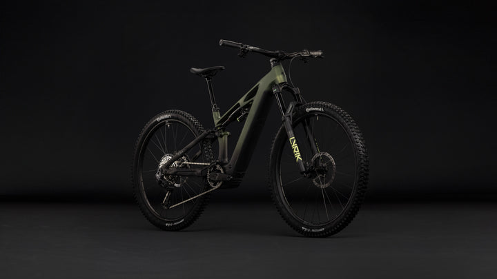 Cube Stereo Hybrid One44 HPC TM 800 Reedgreen Gills 2027 Electric Mountain Bike
