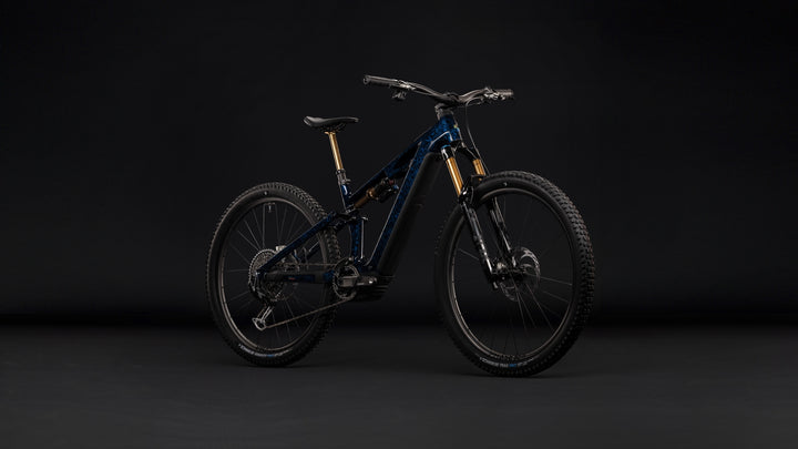 Cube Stereo Hybrid One44 HPC SLT 800 Splinternavy Prizm 2027 Electric Mountain Bike