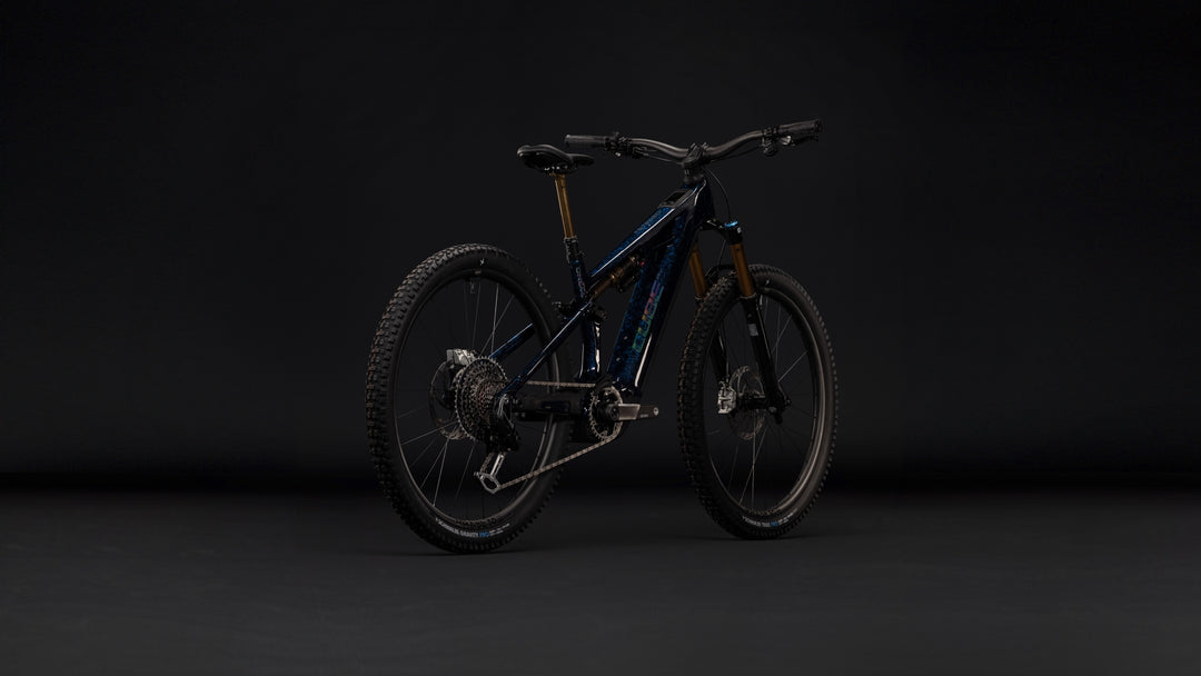 Cube Stereo Hybrid One44 HPC SLT 800 Splinternavy Prizm 2027 Electric Mountain Bike