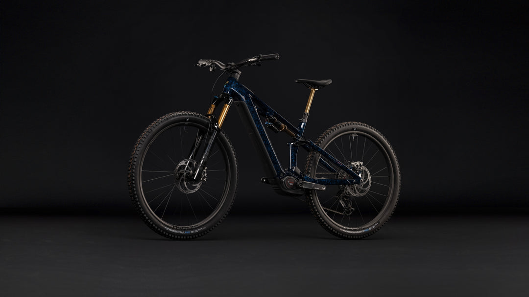 Cube Stereo Hybrid One44 HPC SLT 800 Splinternavy Prizm 2027 Electric Mountain Bike