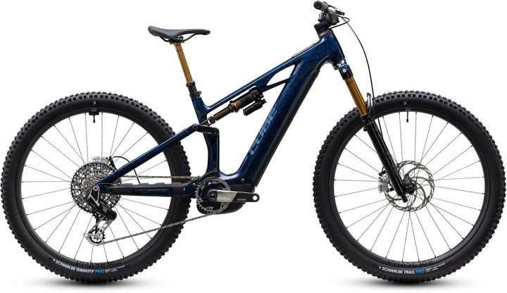 Cube Stereo Hybrid One44 HPC SLT 800 Splinternavy Prizm 2027 Electric Mountain Bike