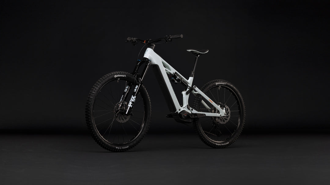 Cube Stereo Hybrid One77 HPC SLX 800 Hintofmint Orange 2027 Electric Mountain Bike