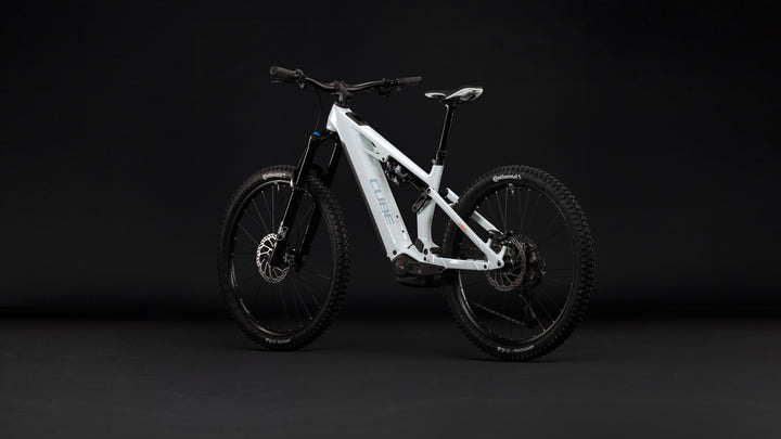 Cube Stereo Hybrid One77 HPC SLX 800 Hintofmint Orange 2027 Electric Mountain Bike