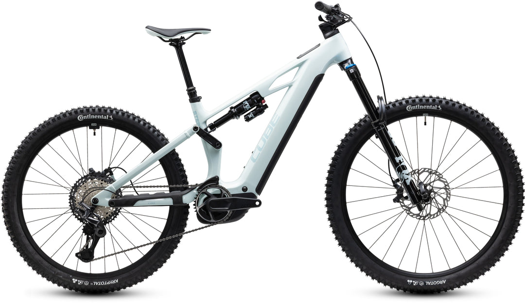 Cube Stereo Hybrid One77 HPC SLX 800 Hintofmint Orange 2027 Electric Mountain Bike