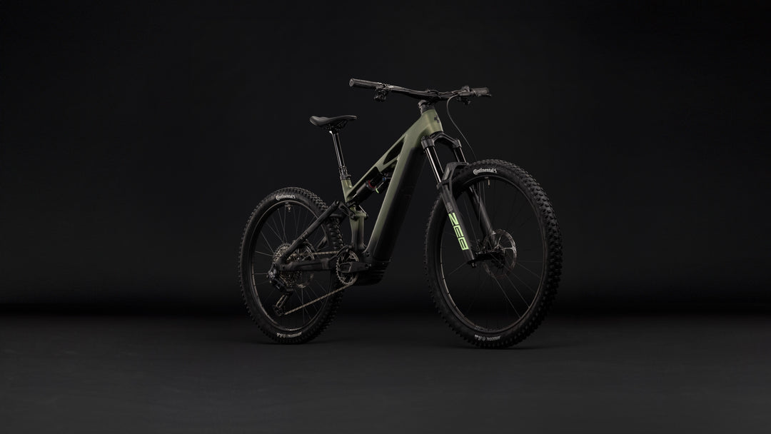 Cube Stereo Hybrid One77 HPC TM 800 Reedgreen Gills 2027 Electric Mountain Bike