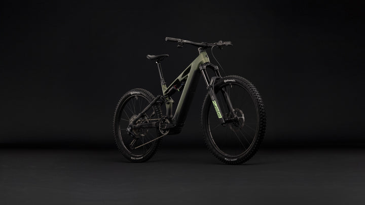 Cube Stereo Hybrid One77 HPC TM 800 Reedgreen Gills 2027 Electric Mountain Bike