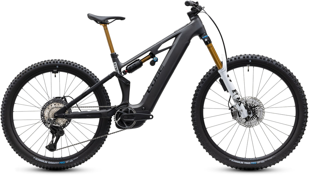 Cube Stereo Hybrid One77 HPC AT 800 Carbon White 2027 Electric Mountain Bike