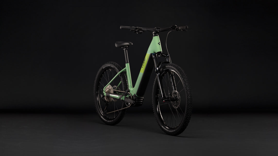 Cube Reaction Hybrid One 720 Cactus Black Easy Entry 2027 Electric Mountain Bike