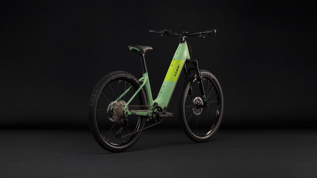 Cube Reaction Hybrid One 720 Cactus Black Easy Entry 2027 Electric Mountain Bike
