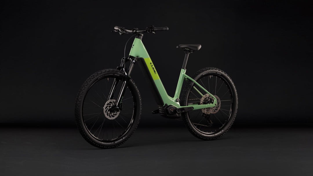 Cube Reaction Hybrid One 720 Cactus Black Easy Entry 2027 Electric Mountain Bike