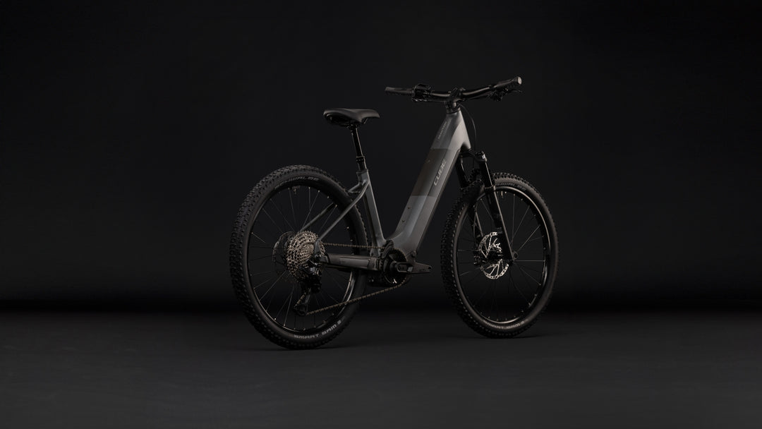 Cube Reaction Hybrid Race 800 Slabgrey Chrome Easy Entry 2027 Electric Mountain Bike