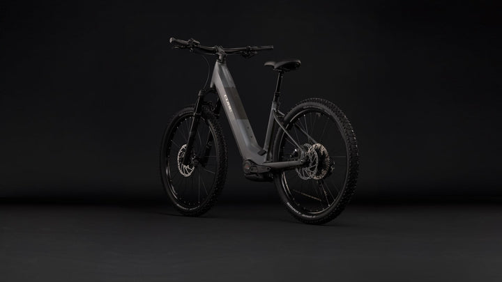 Cube Reaction Hybrid Race 800 Slabgrey Chrome Easy Entry 2027 Electric Mountain Bike