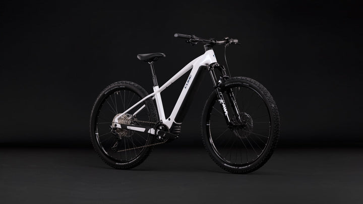 Cube Reaction Hybrid Race 800 Snow Black 2027 Electric Mountain Bike