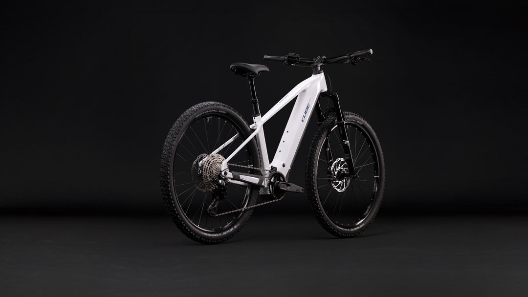 Cube Reaction Hybrid Race 800 Snow Black 2027 Electric Mountain Bike