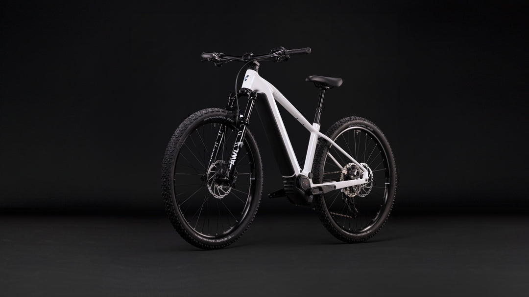 Cube Reaction Hybrid Race 800 Snow Black 2027 Electric Mountain Bike