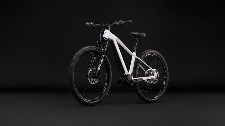 Cube Reaction Hybrid Race 800 Snow Black 2027 Electric Mountain Bike