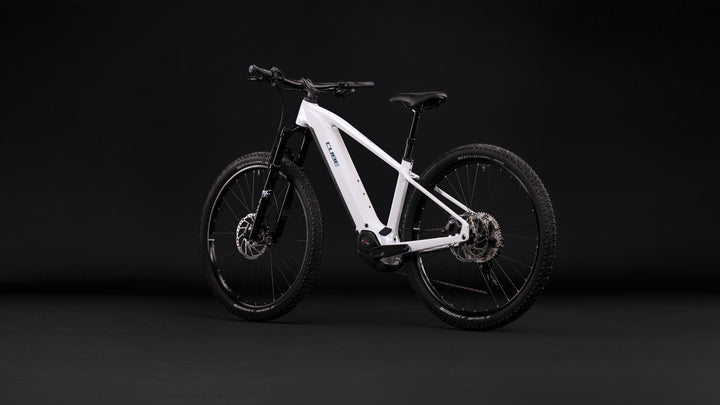 Cube Reaction Hybrid Race 800 Snow Black 2027 Electric Mountain Bike