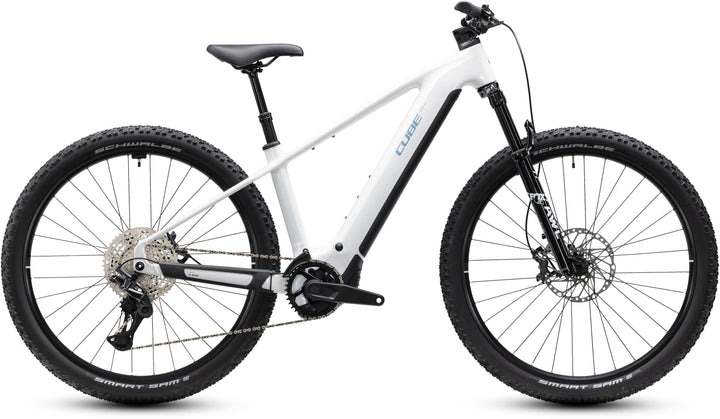 Cube Reaction Hybrid Race 800 Snow Black 2027 Electric Mountain Bike