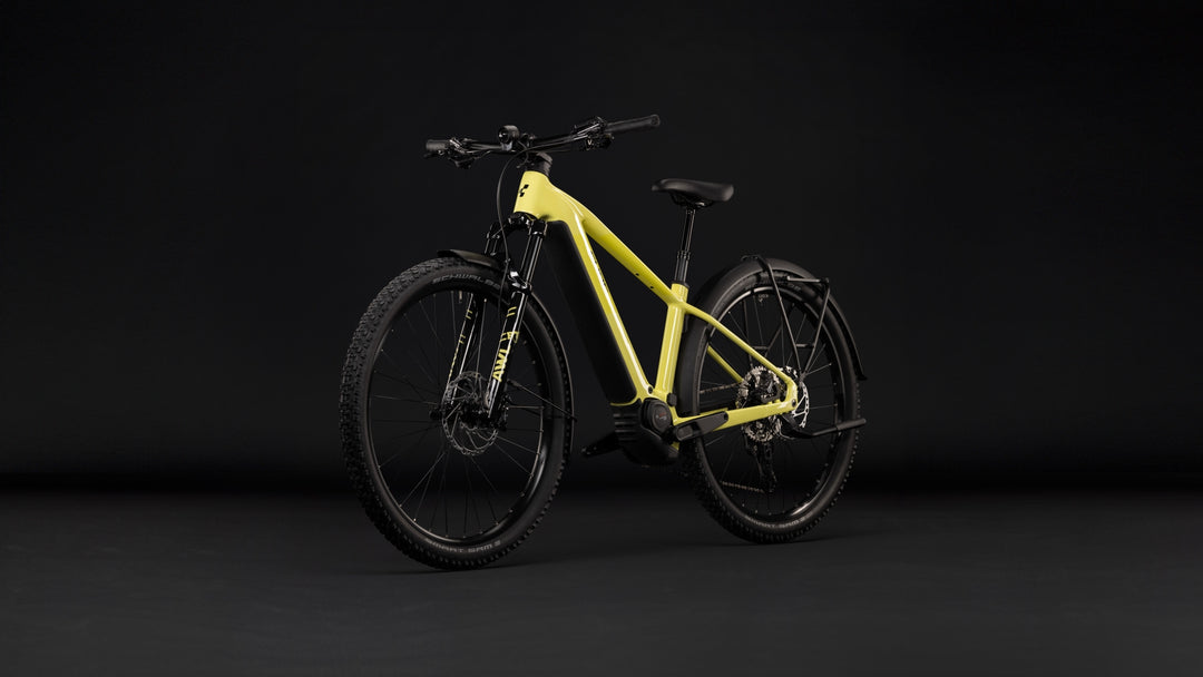 Cube Reaction Hybrid Race 800 FE Bananasplit Black 2027 Electric Mountain Bike