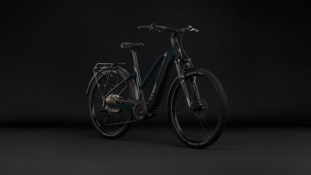 Cube Nuride Hybrid Performance 720 Shadowgrey Grey Trapeze 2027 Electric Hybrid Bike
