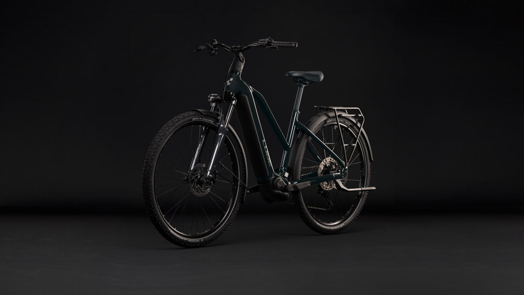 Cube Nuride Hybrid Performance 720 Shadowgrey Grey Trapeze 2027 Electric Hybrid Bike