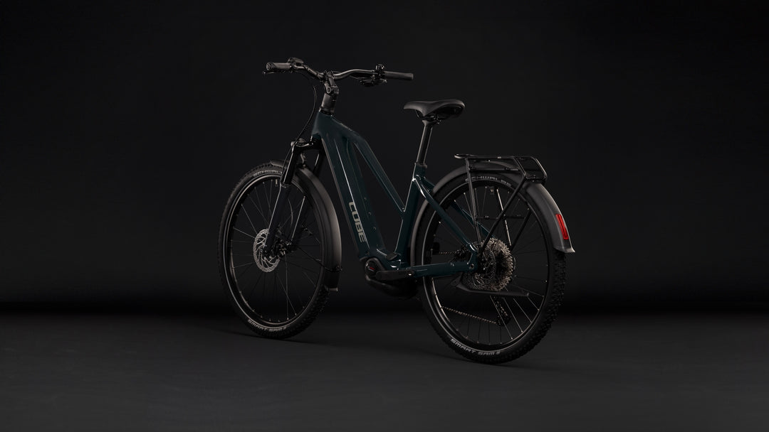 Cube Nuride Hybrid Performance 720 Shadowgrey Grey Trapeze 2027 Electric Hybrid Bike