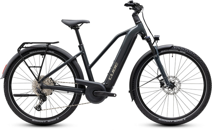 Cube Nuride Hybrid Performance 720 Shadowgrey Grey Trapeze 2027 Electric Hybrid Bike
