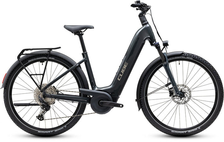 Cube Nuride Hybrid Performance 720 Shadowgrey Grey Easy Entry 2027 Electric Hybrid Bike
