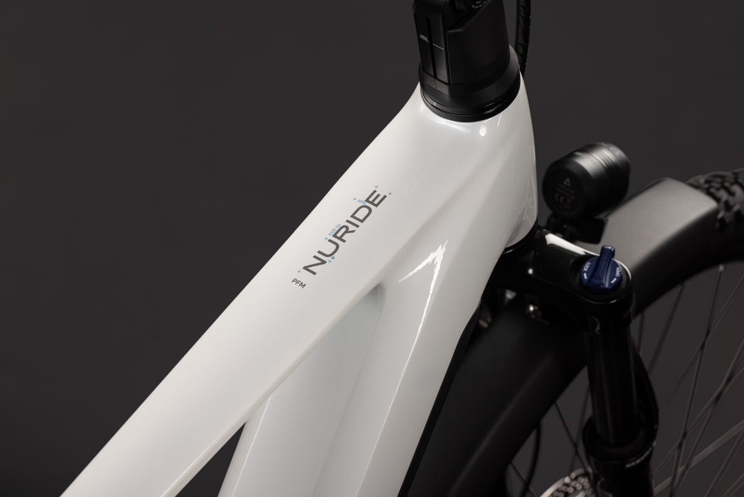 Cube Nuride Hybrid Performance 720 Metallicwhite Grey 2027 Electric Hybrid Bike