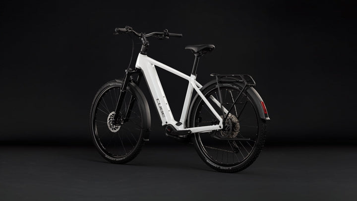 Cube Nuride Hybrid Performance 720 Metallicwhite Grey 2027 Electric Hybrid Bike