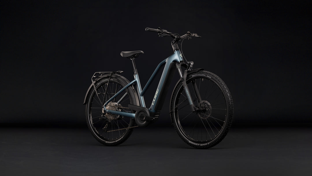 Cube Nuride Hybrid Pro 800 Deepteal Blue Trapeze 2027 Electric Hybrid Bike