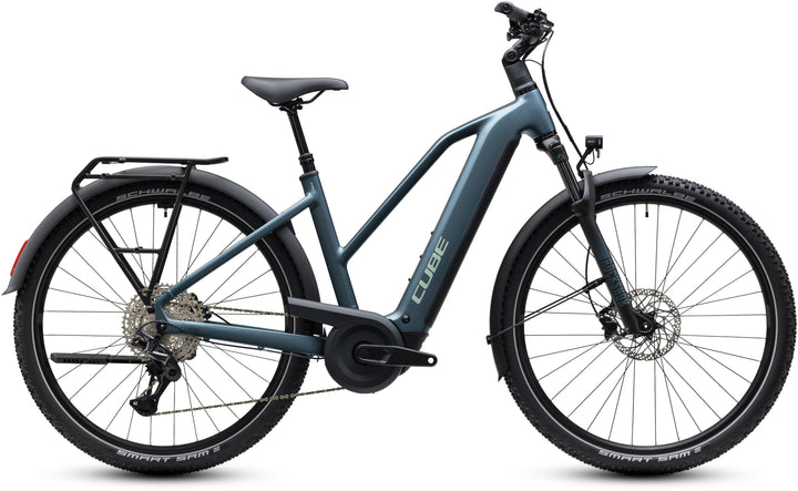 Cube Nuride Hybrid Pro 800 Deepteal Blue Trapeze 2027 Electric Hybrid Bike