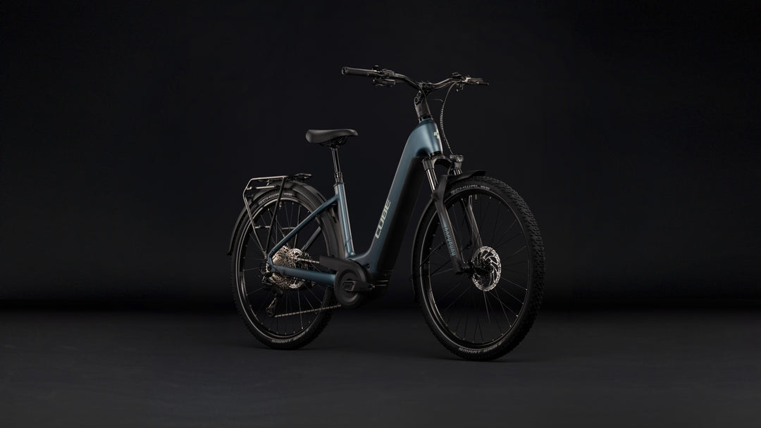 Cube Nuride Hybrid Pro 800 Deepteal Blue Easy Entry 2027 Electric Hybrid Bike