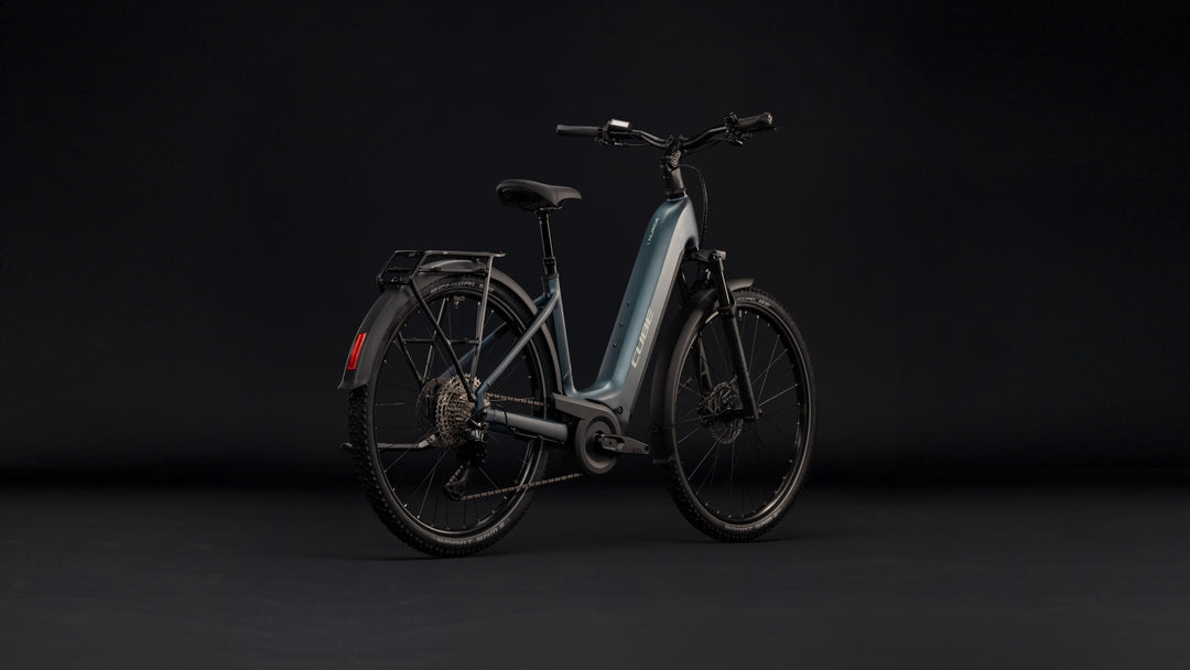 Cube Nuride Hybrid Pro 800 Deepteal Blue Easy Entry 2027 Electric Hybrid Bike