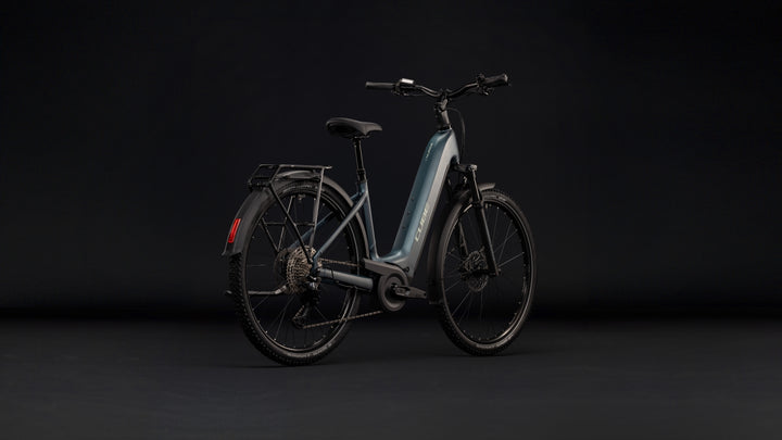 Cube Nuride Hybrid Pro 800 Deepteal Blue Easy Entry 2027 Electric Hybrid Bike