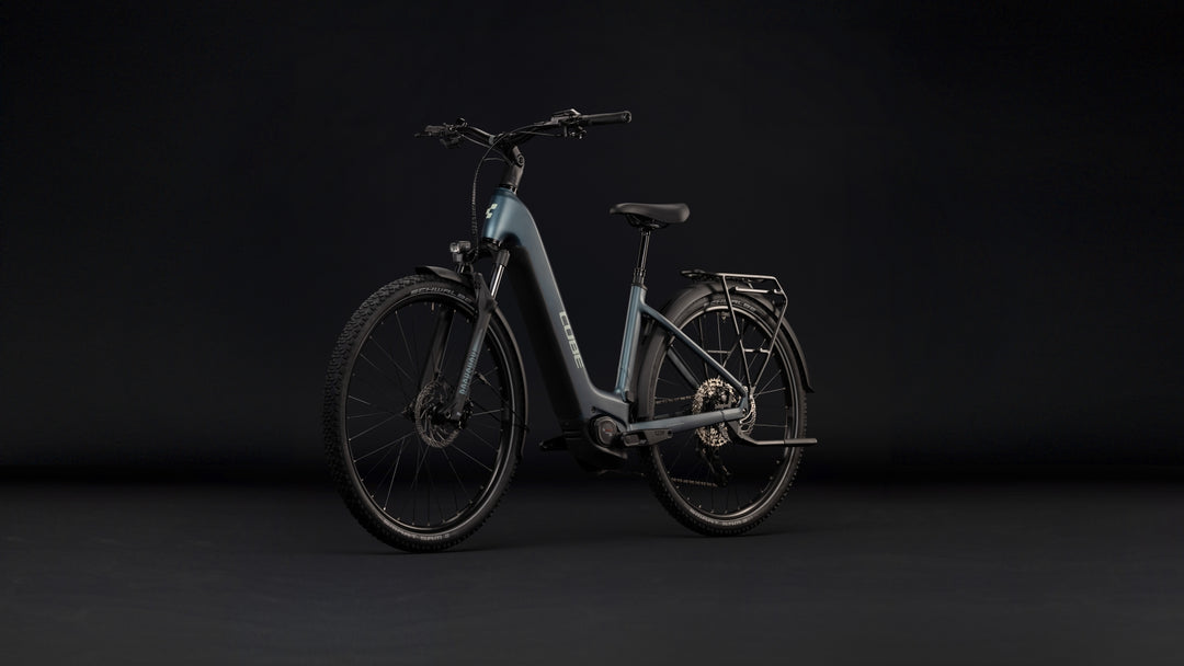 Cube Nuride Hybrid Pro 800 Deepteal Blue Easy Entry 2027 Electric Hybrid Bike