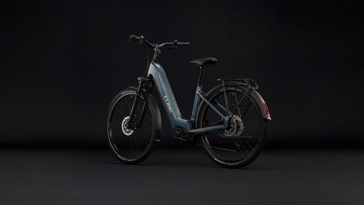 Cube Nuride Hybrid Pro 800 Deepteal Blue Easy Entry 2027 Electric Hybrid Bike