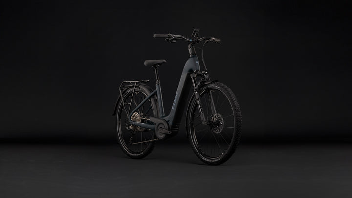 Cube Nuride Hybrid EXC 800 Coal Chrome Easy Entry 2027 Electric Hybrid Bike