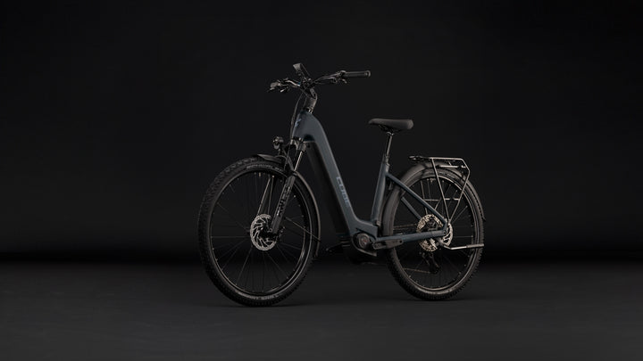 Cube Nuride Hybrid EXC 800 Coal Chrome Easy Entry 2027 Electric Hybrid Bike