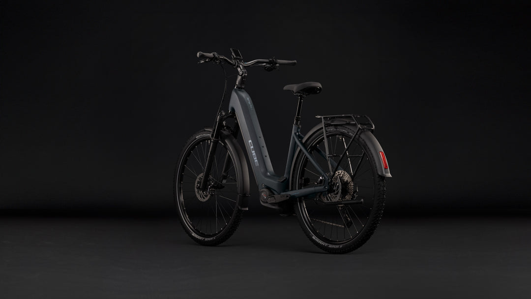 Cube Nuride Hybrid EXC 800 Coal Chrome Easy Entry 2027 Electric Hybrid Bike