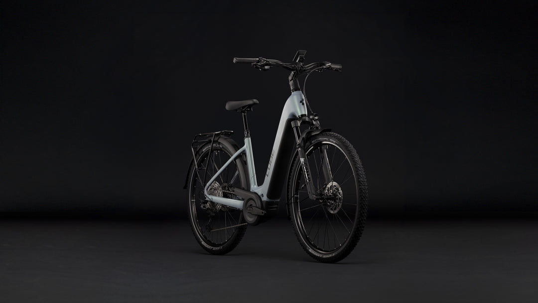 Cube Nuride Hybrid EXC 800 Seagrey Black Easy Entry 2027 Electric Hybrid Bike