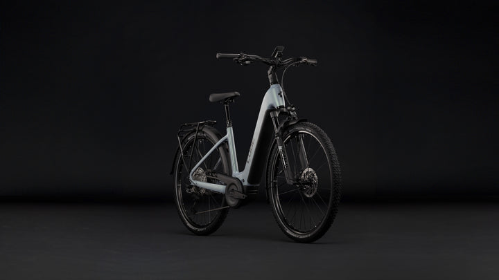 Cube Nuride Hybrid EXC 800 Seagrey Black Easy Entry 2027 Electric Hybrid Bike