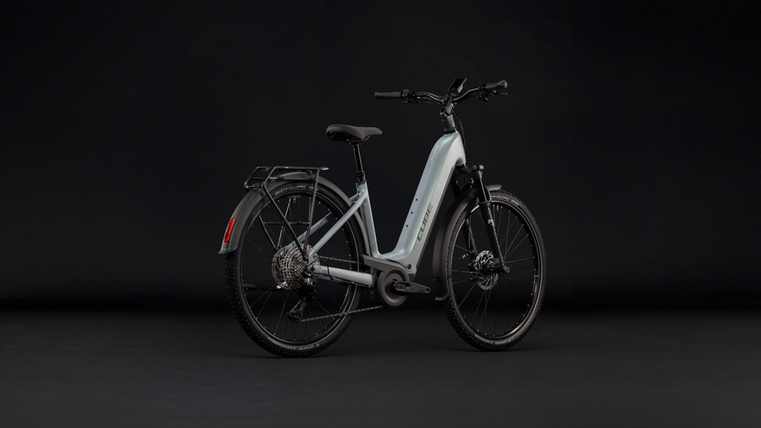 Cube Nuride Hybrid EXC 800 Seagrey Black Easy Entry 2027 Electric Hybrid Bike