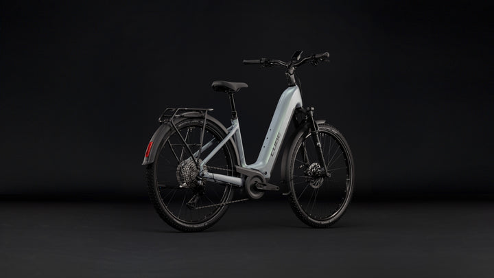 Cube Nuride Hybrid EXC 800 Seagrey Black Easy Entry 2027 Electric Hybrid Bike