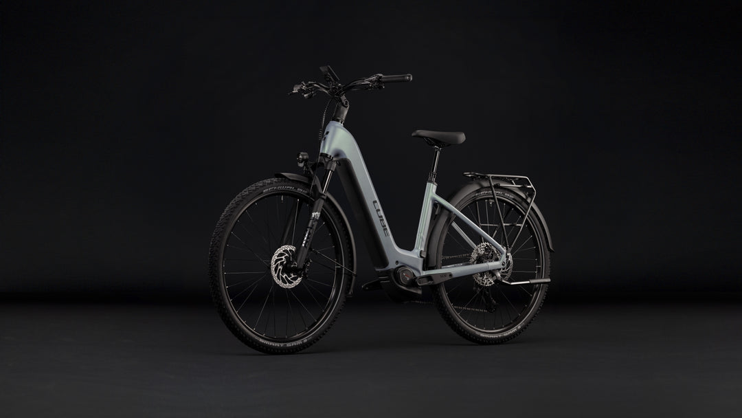 Cube Nuride Hybrid EXC 800 Seagrey Black Easy Entry 2027 Electric Hybrid Bike