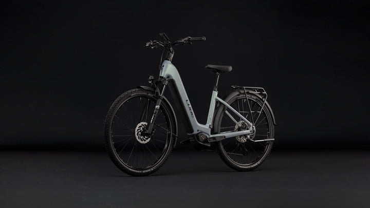 Cube Nuride Hybrid EXC 800 Seagrey Black Easy Entry 2027 Electric Hybrid Bike