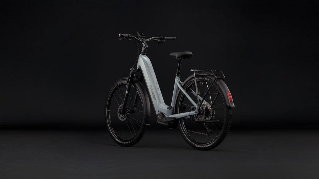 Cube Nuride Hybrid EXC 800 Seagrey Black Easy Entry 2027 Electric Hybrid Bike