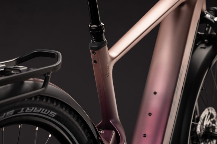 Cube Nuride Hybrid One11 HPC SLX 800 Mauve Black 2027 Electric Hybrid Bike